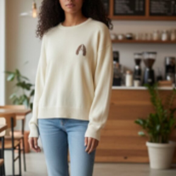 OAK & FORT SPANIEL SWEATER MEDIUM - Picture 2 of 6